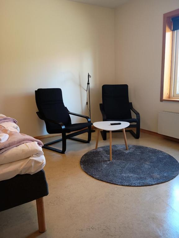 TV a/nebo společenská místnost v ubytování Vandrarhem Dahléns