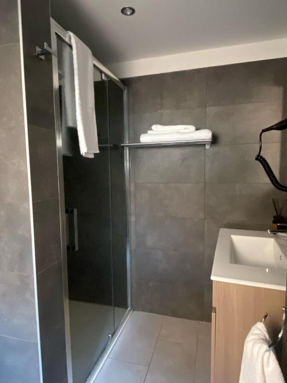 Koupelna v ubytování Residenza Scaligera