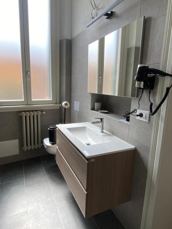 Koupelna v ubytování Residenza Scaligera