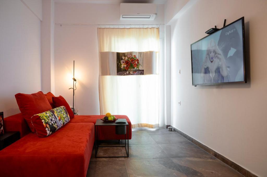 TV a/nebo společenská místnost v ubytování Parrot Palazzo