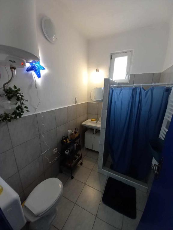 Kúpeľňa v ubytovaní Vidám ház, a Zöld Szívü faluban Sopron mellett