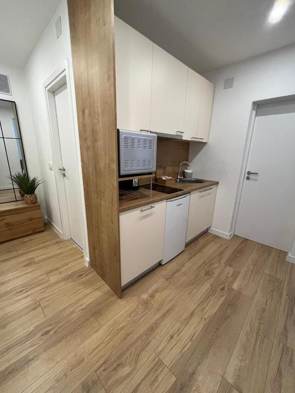 Kuchyň nebo kuchyňský kout v ubytování Apartman TeNeN