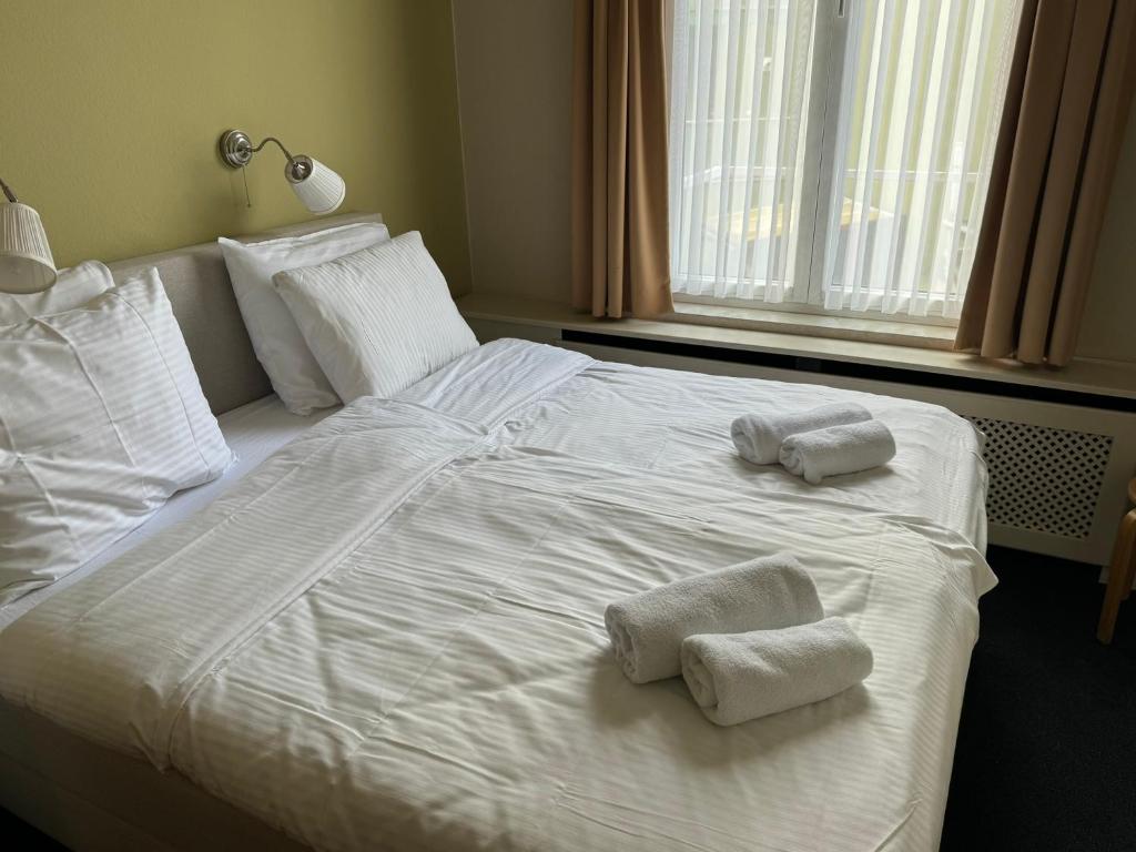 Postel nebo postele na pokoji v ubytování Hotel Rubenshof
