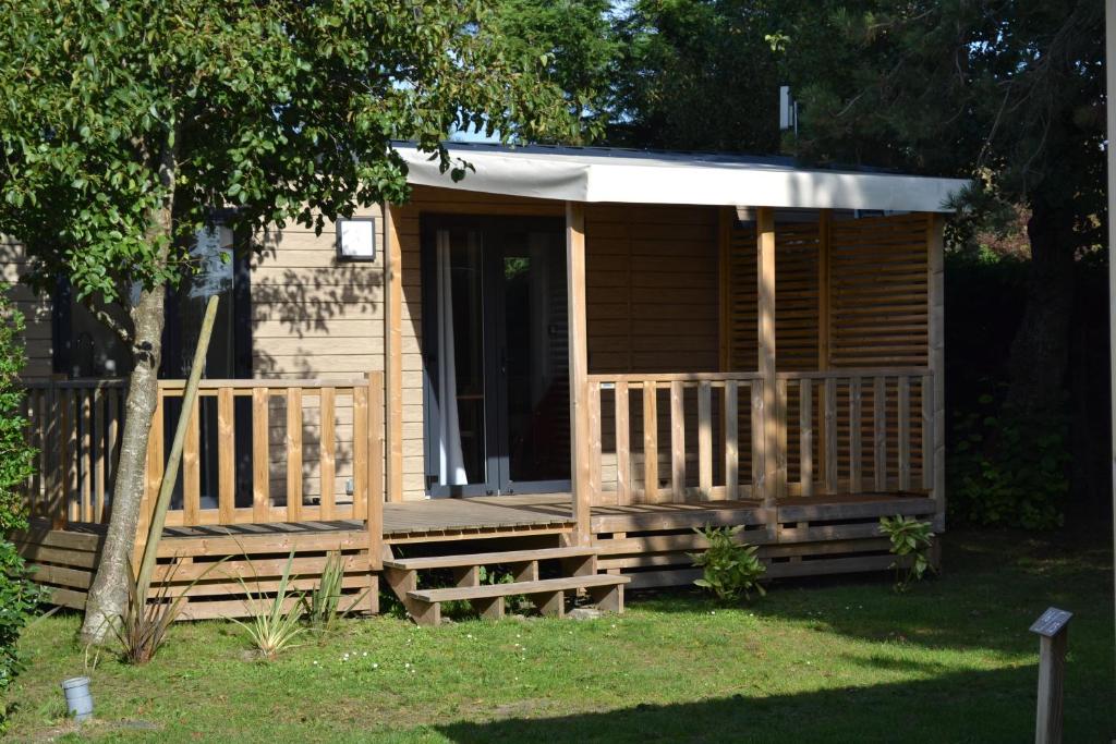 Zahrada ubytování Camping La Forêt Stella-Plage