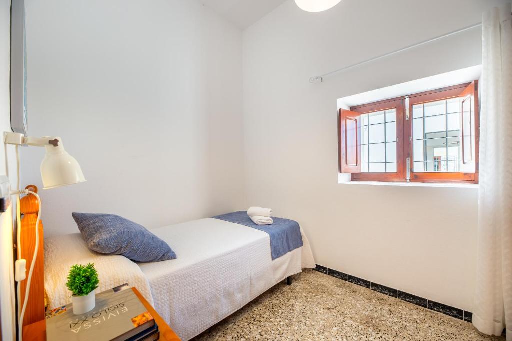 Postel nebo postele na pokoji v ubytování Ca Ses Celleres