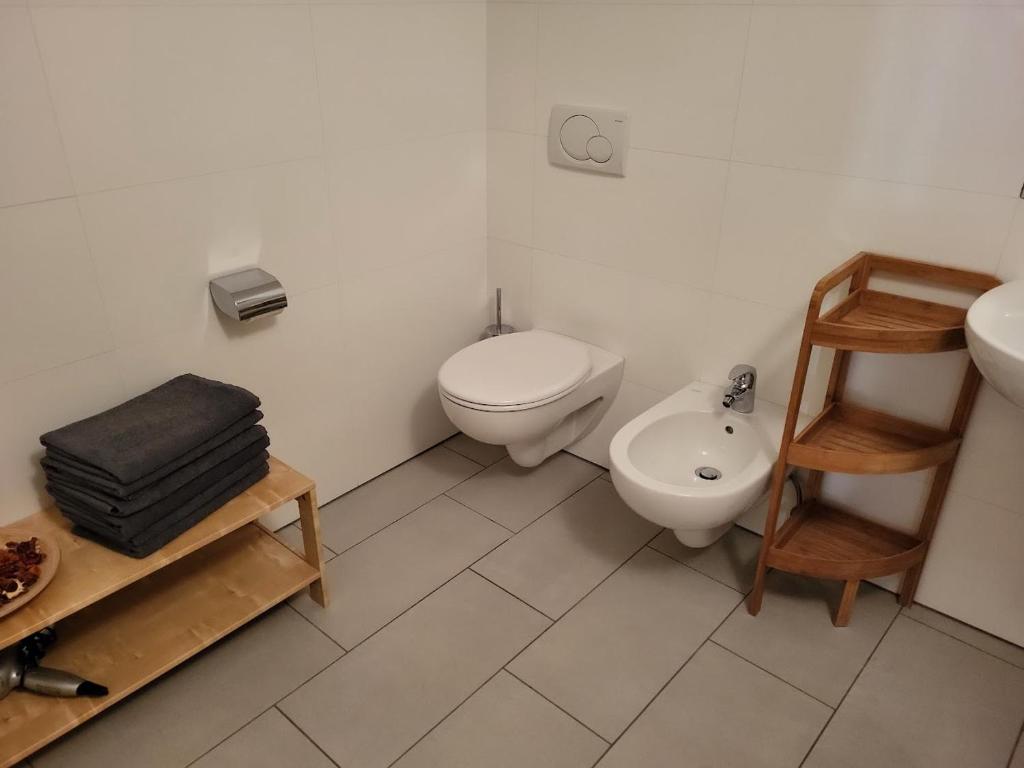 Koupelna v ubytování Großschlipfhof