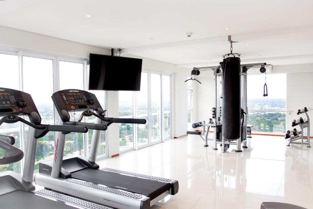 O centro de fitness e/ou as comodidades de fitness de Asunción Rent Suites Santa Teresa