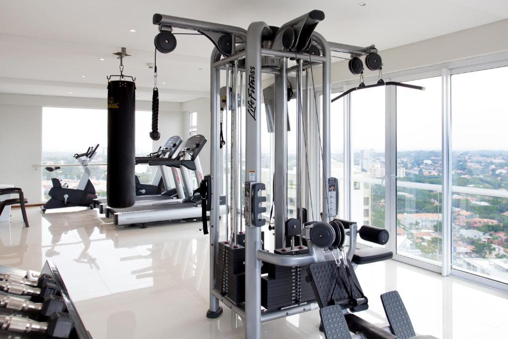 O centro de fitness e/ou as comodidades de fitness de Asunción Rent Suites Santa Teresa