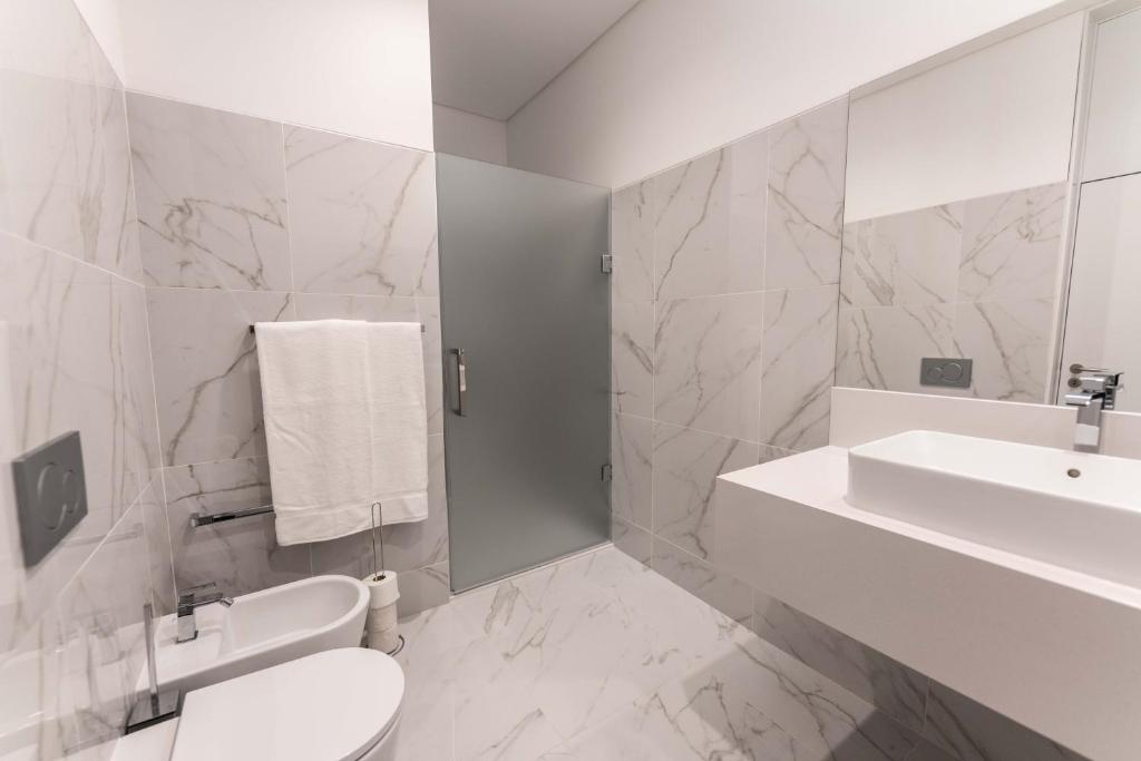 Koupelna v ubytování Brum Design Apartments I