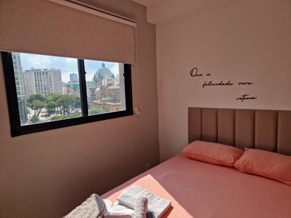 Postel nebo postele na pokoji v ubytování Apartamento Liberdade 2 Recém Inaugurado