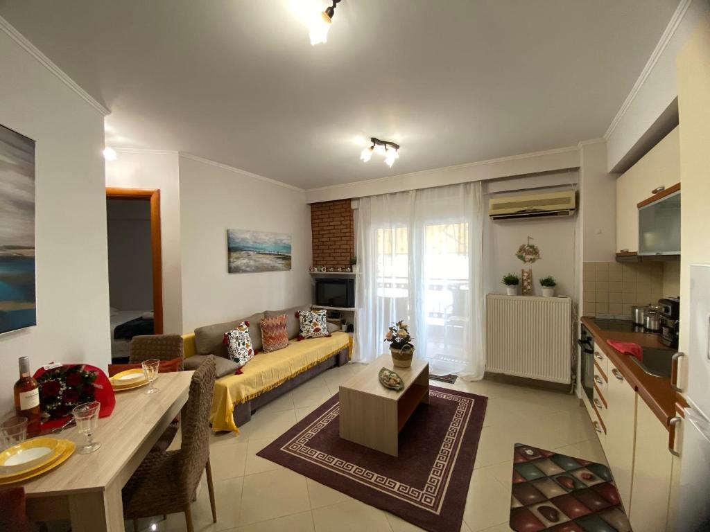 Χώρος καθιστικού στο Penny's luxury city apartment