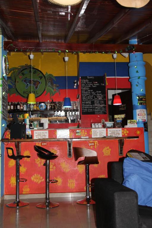Lounge nebo bar v ubytování Arcadia Hostel Medellin