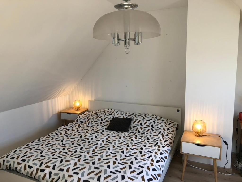 Postel nebo postele na pokoji v ubytování Repos du Cocher