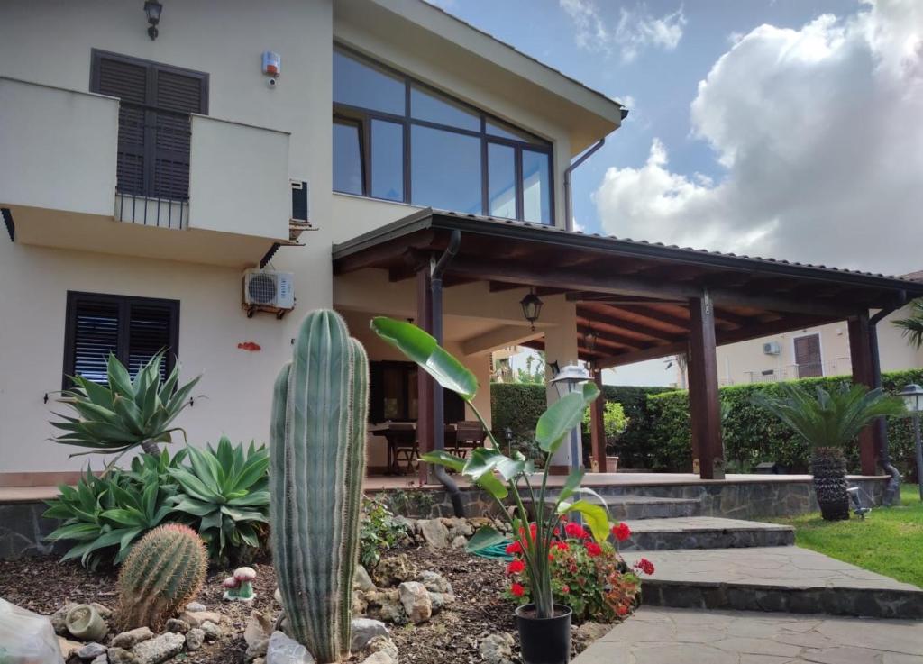 Zahrada ubytování Casa Anna