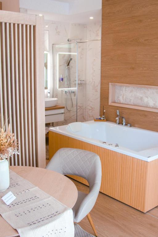 Koupelna v ubytování TWIN prémium apartman