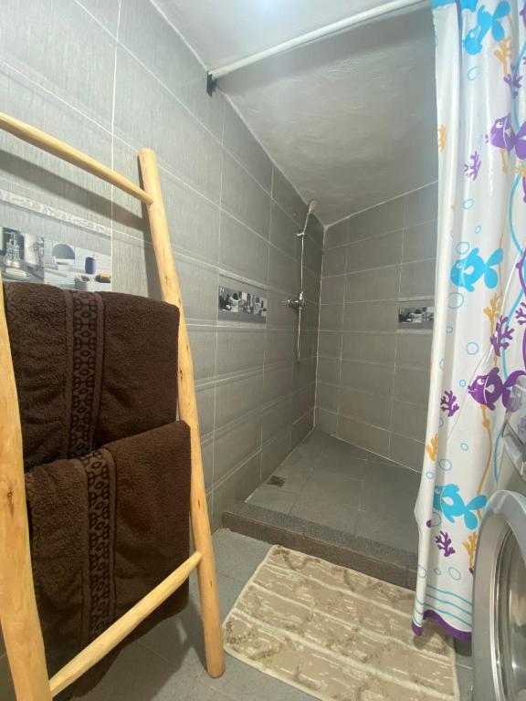 Koupelna v ubytování Riad La perle de Bacha