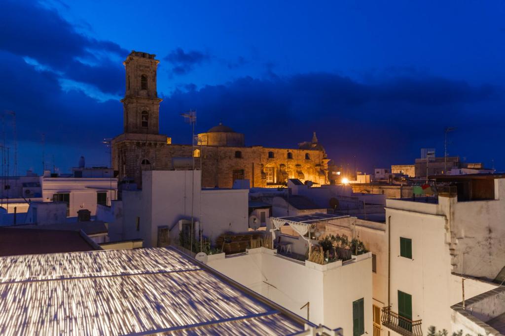 A general view of Monopoli or a view of the city taken from a vendégházakat
