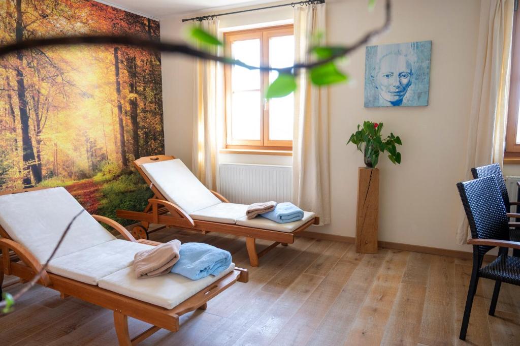 Posezení v ubytování Winzerzimmer Scharl
