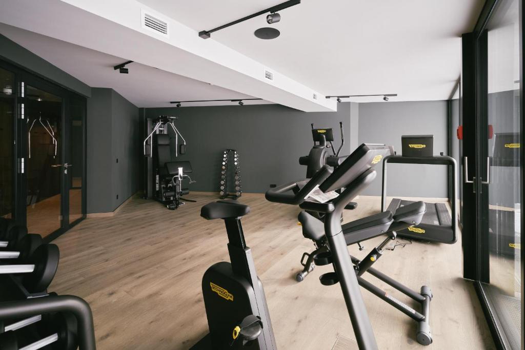 Fitness centrum a/nebo fitness zařízení v ubytování TRIFORÊT alpin resort