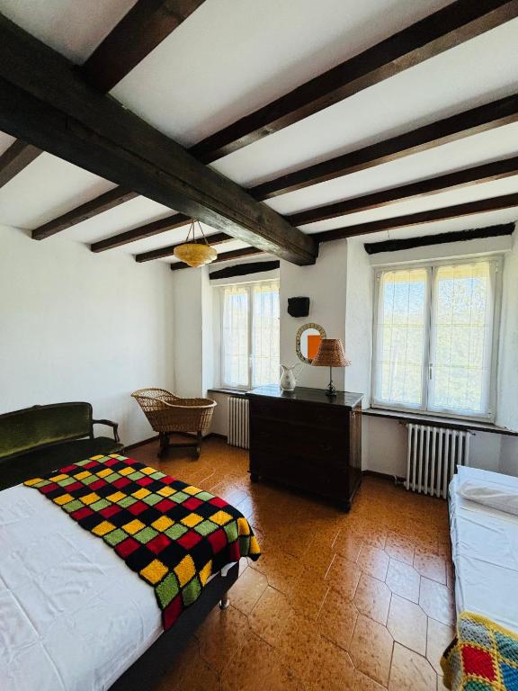 Postel nebo postele na pokoji v ubytování A casa di Mirna
