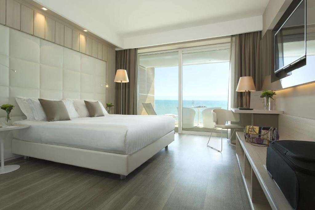 Posteľ alebo postele v izbe v ubytovaní Almar Jesolo Resort & Spa