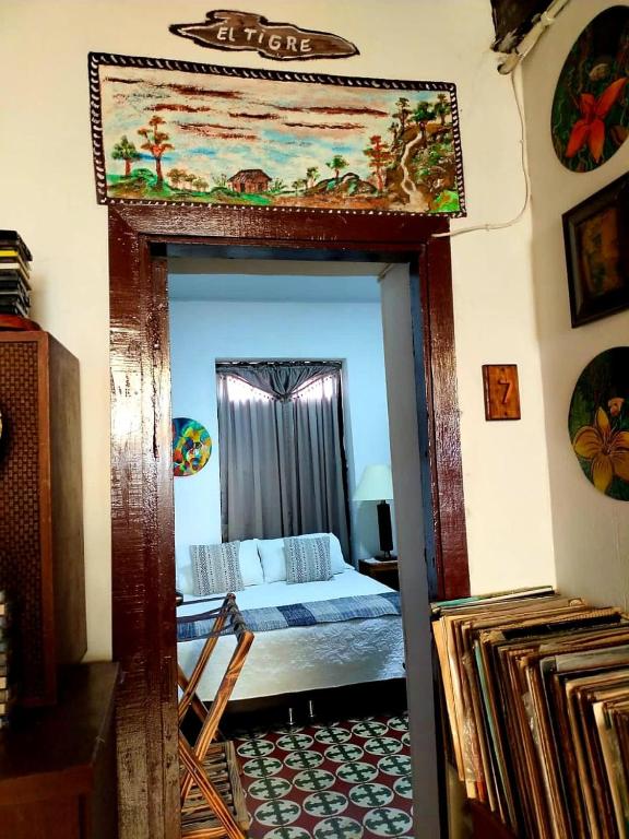 Postel nebo postele na pokoji v ubytování Hotel Posada Turística la Ceiba