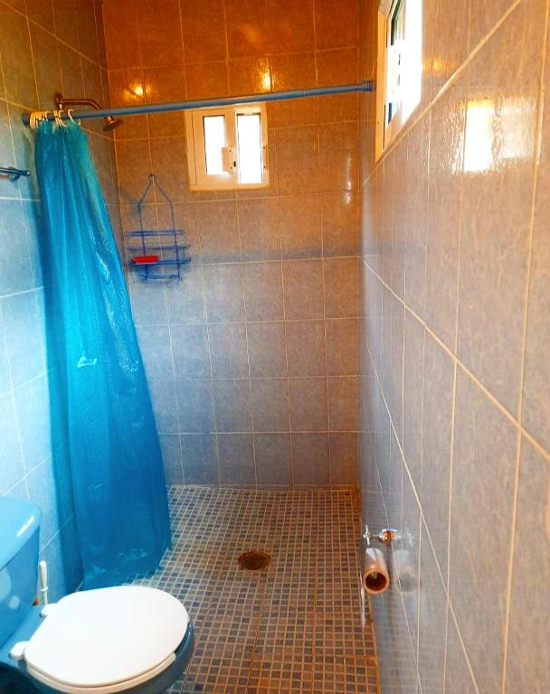 Koupelna v ubytování Quinta con alberca