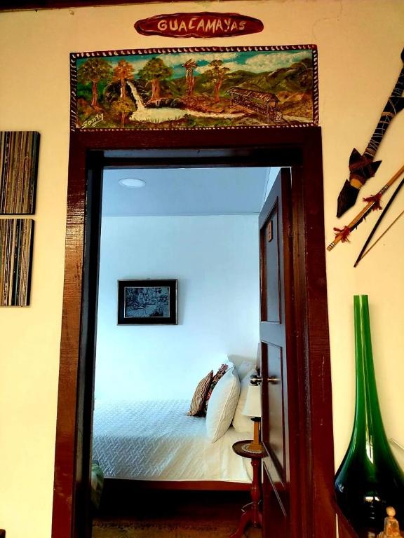 Postel nebo postele na pokoji v ubytování Hotel Posada Turística la Ceiba