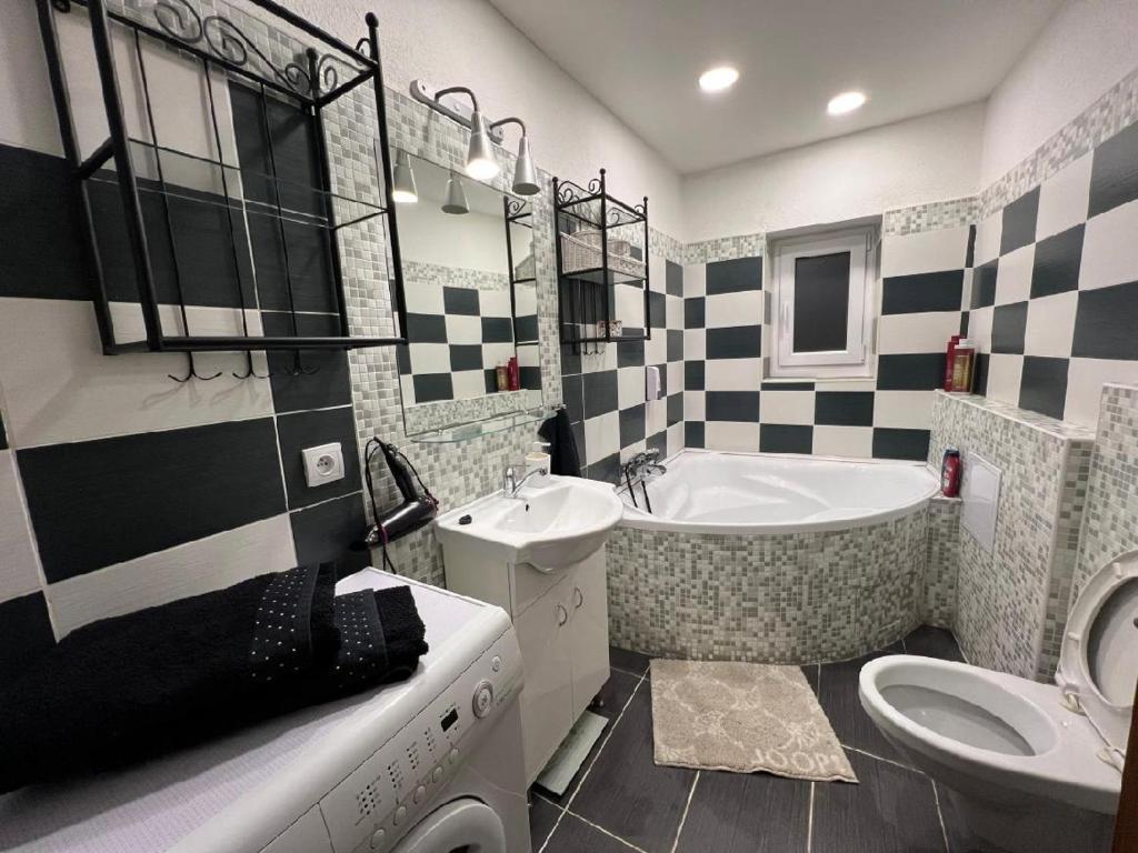 Koupelna v ubytování Apartmán Teplice