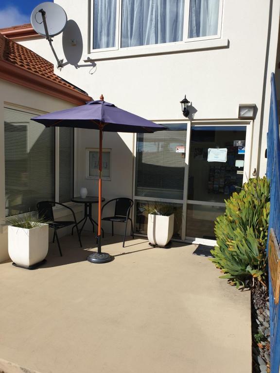 Patio nebo venkovní prostory v ubytování Northcote Motor Lodge