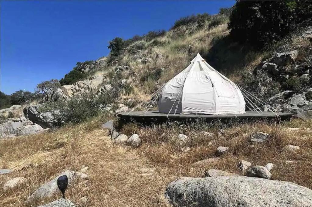 Příroda nedaleko luxury tent