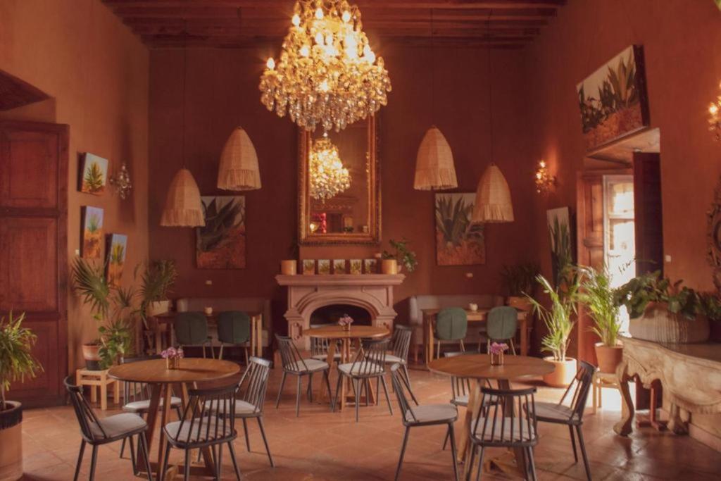 Posezení v ubytování Mansion de los Sueños