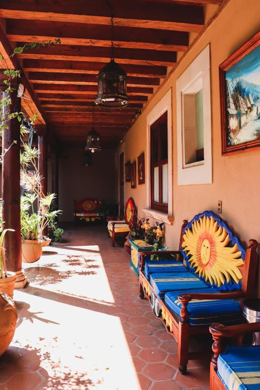 Posezení v ubytování Mansion de los Sueños