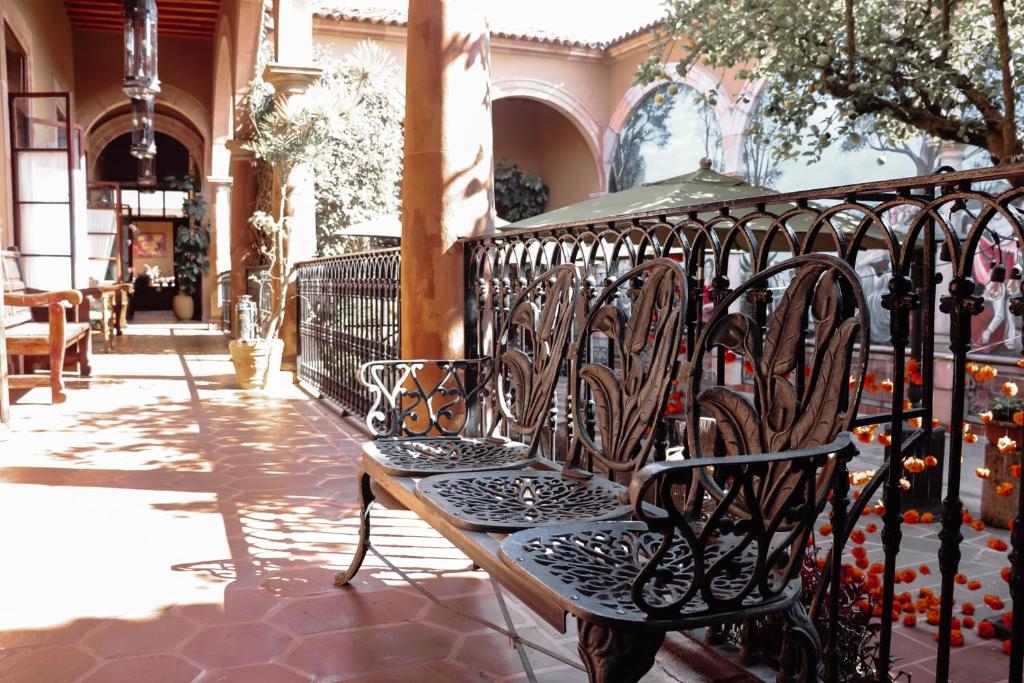 Balkón nebo terasa v ubytování Mansion de los Sueños