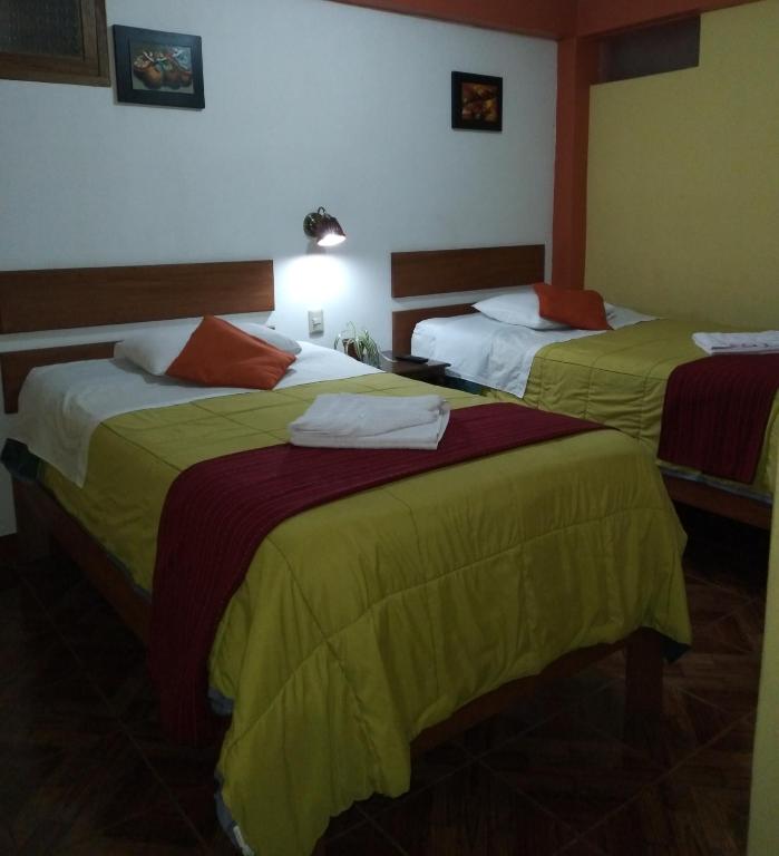 Hospedaje Del Carmen - Twin Room With Private Bathroom