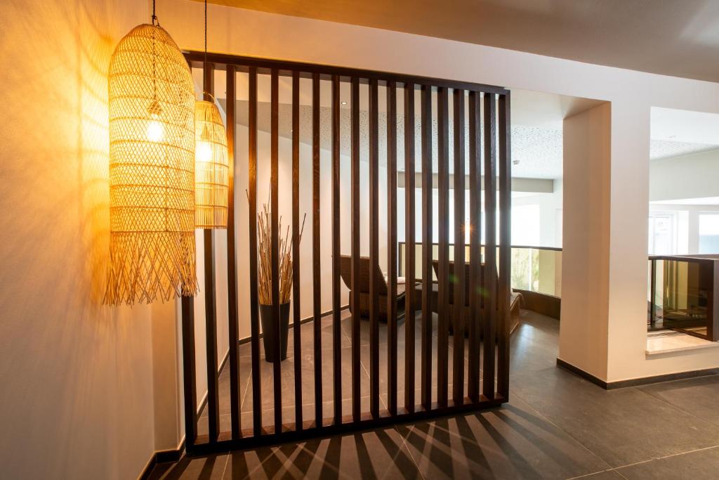 TV a/nebo společenská místnost v ubytování Hotel Ladurner