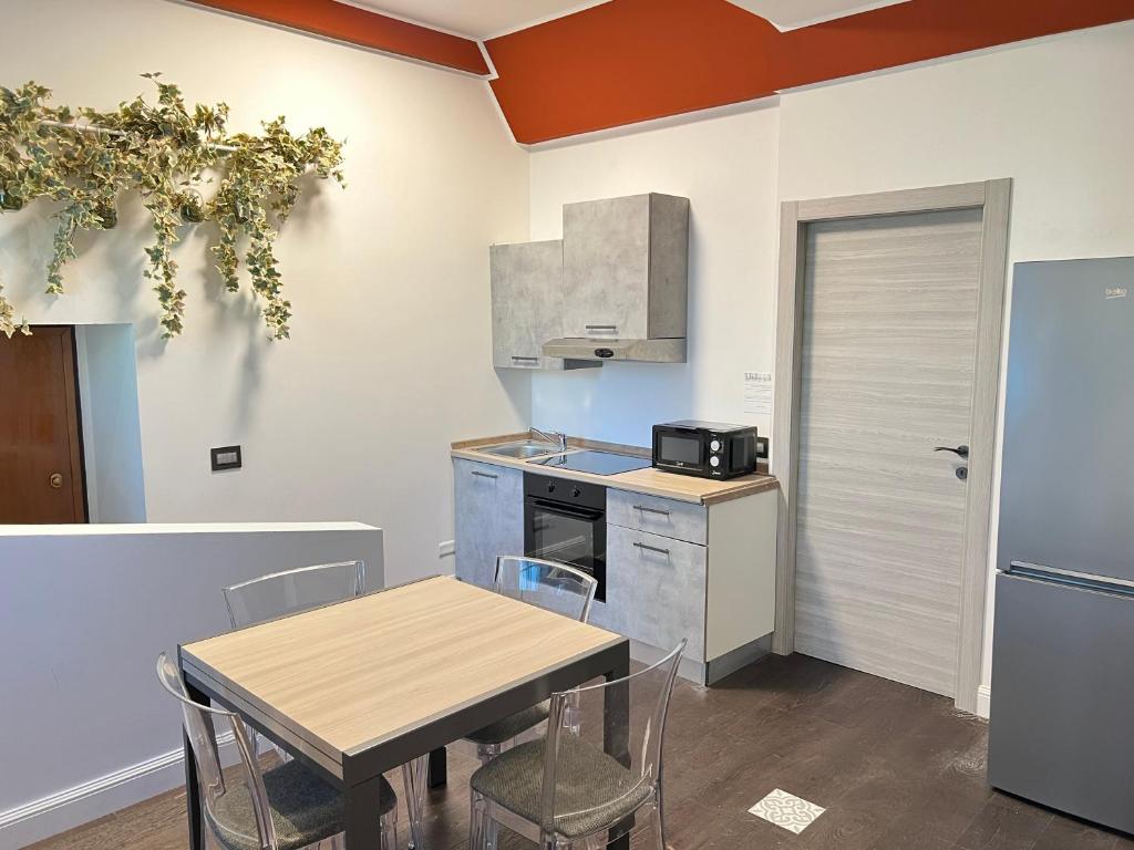 Kuchyň nebo kuchyňský kout v ubytování Residence Diaz