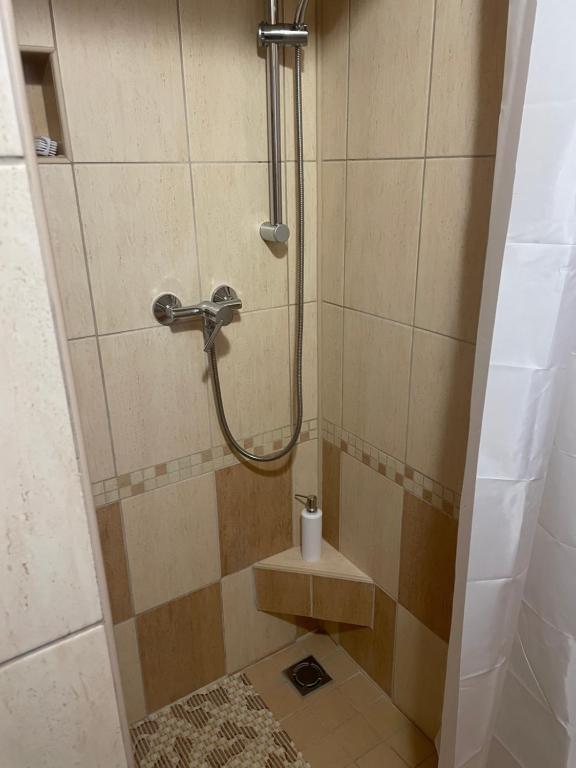 Koupelna v ubytování Platán Apartman