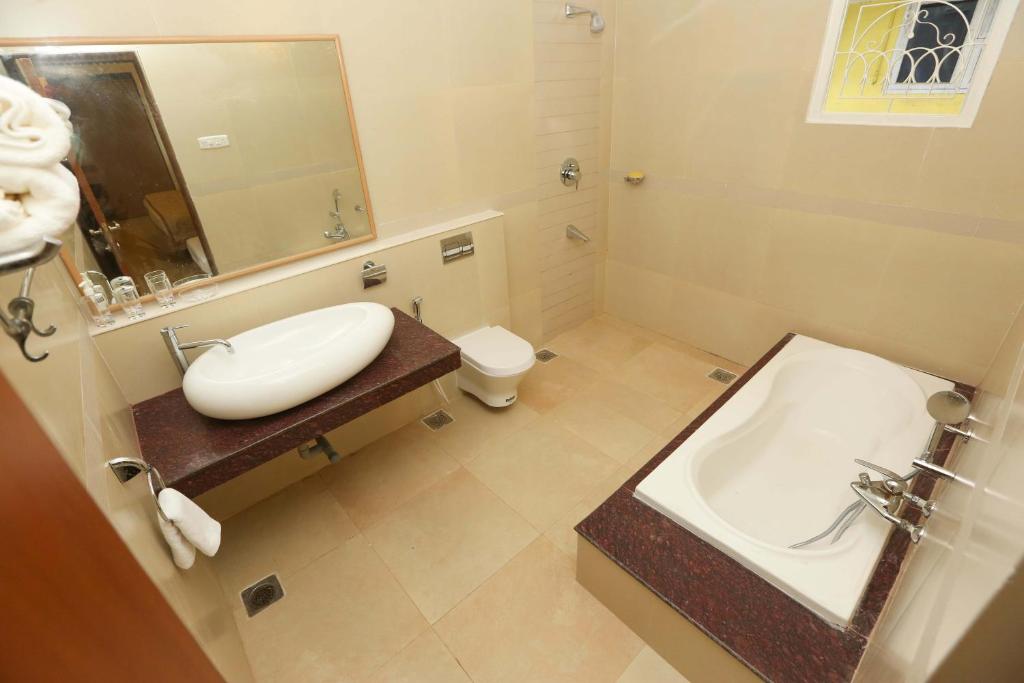 Koupelna v ubytování Avenue 11 Boutique Residences, Poes Garden Chennai