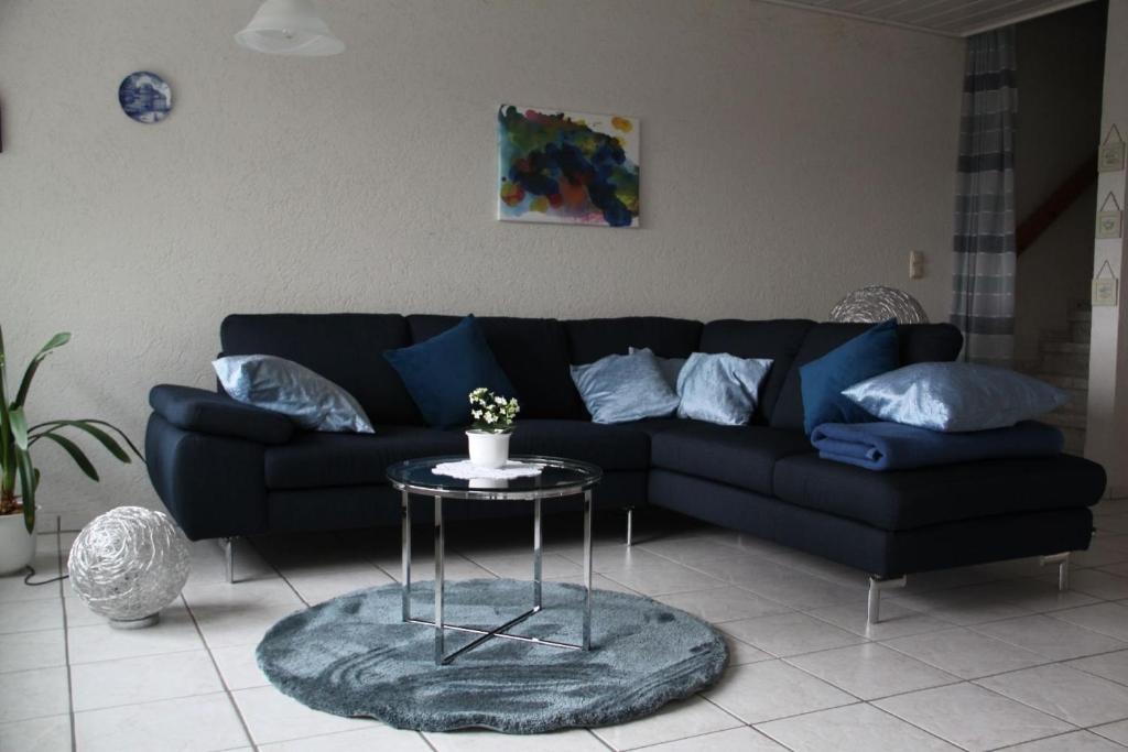 Χώρος καθιστικού στο Ferienhof Schoof No4