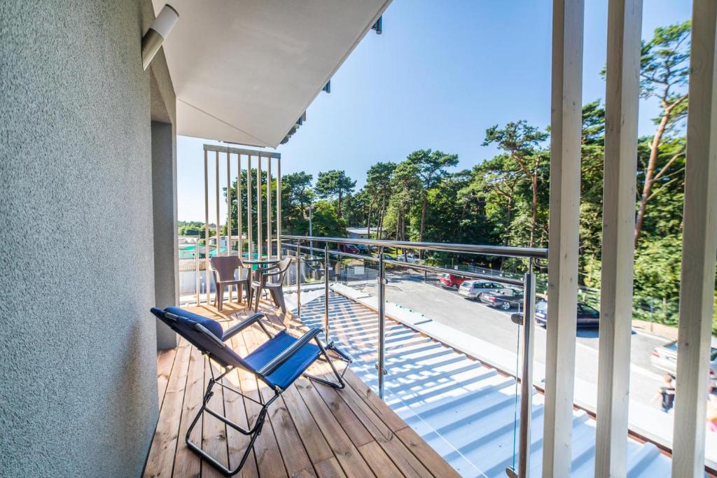 Balkón nebo terasa v ubytování WYDMA Resort Medi & SPA - Normobaria