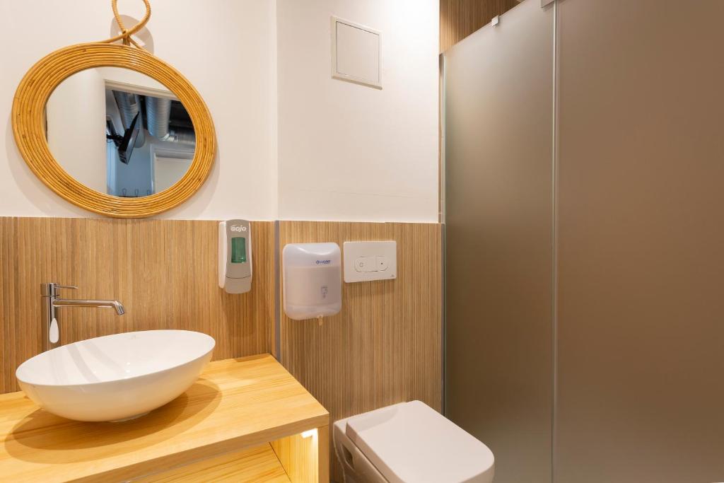 Koupelna v ubytování Malaga Stop Hostel AB