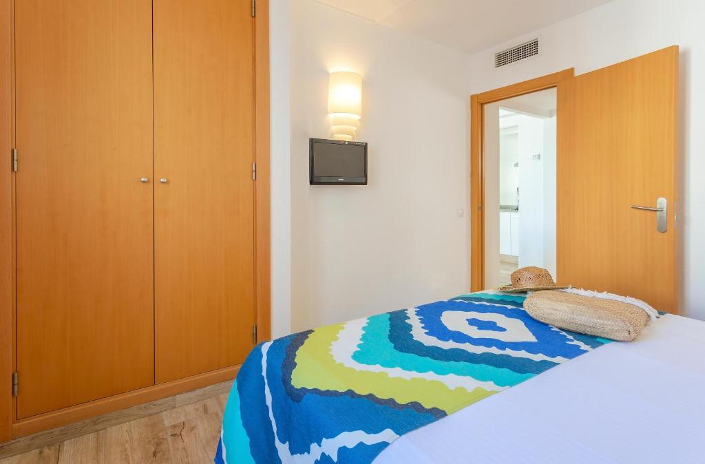 Cama ou camas em um quarto em Flipflop Surfing Playa