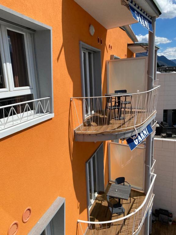 Un balcón o terraza en Hotel Garni Montaldi