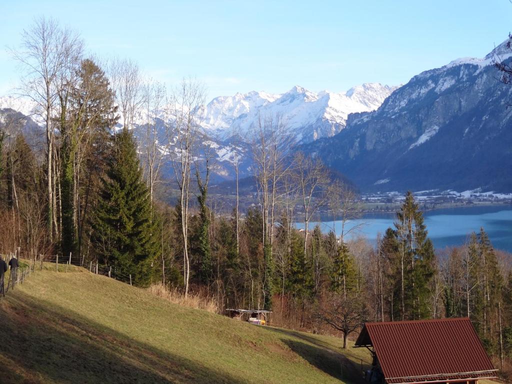 Paisaje cerca de este chalet de montaña