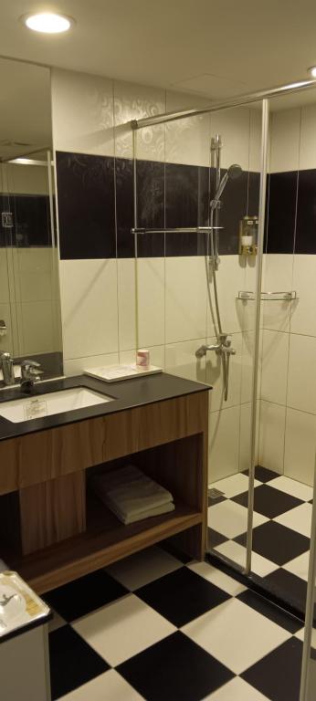 Vannituba majutusasutuses Yiting Hotel