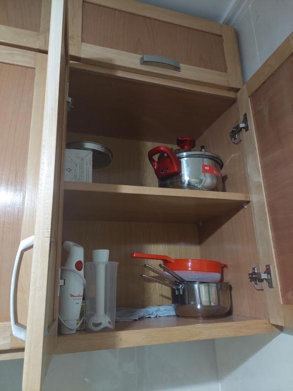 Kuchyň nebo kuchyňský kout v ubytování Hi Home