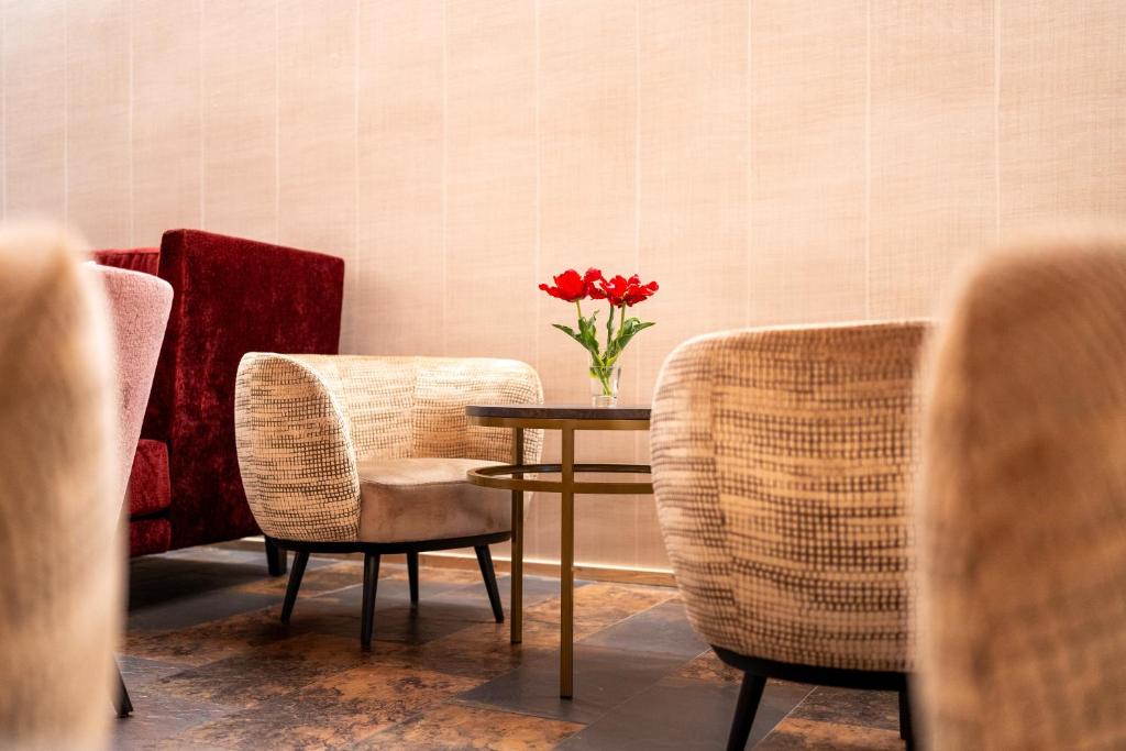 Posezení v ubytování Hotel Krone Langenegg