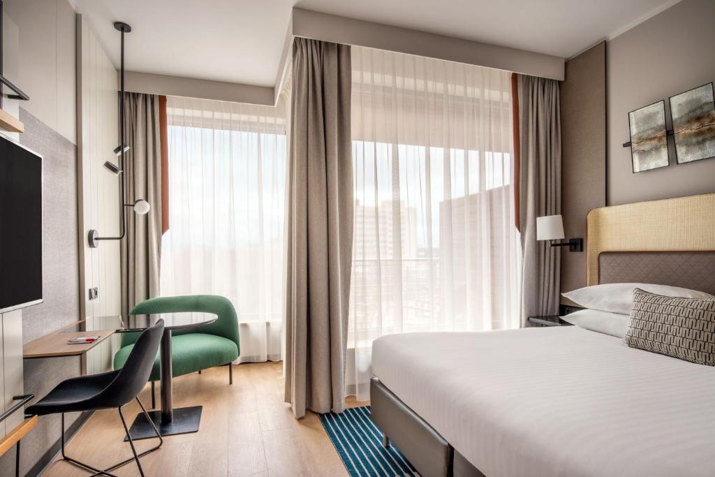 Postel nebo postele na pokoji v ubytování Sopot Marriott Resort & Spa