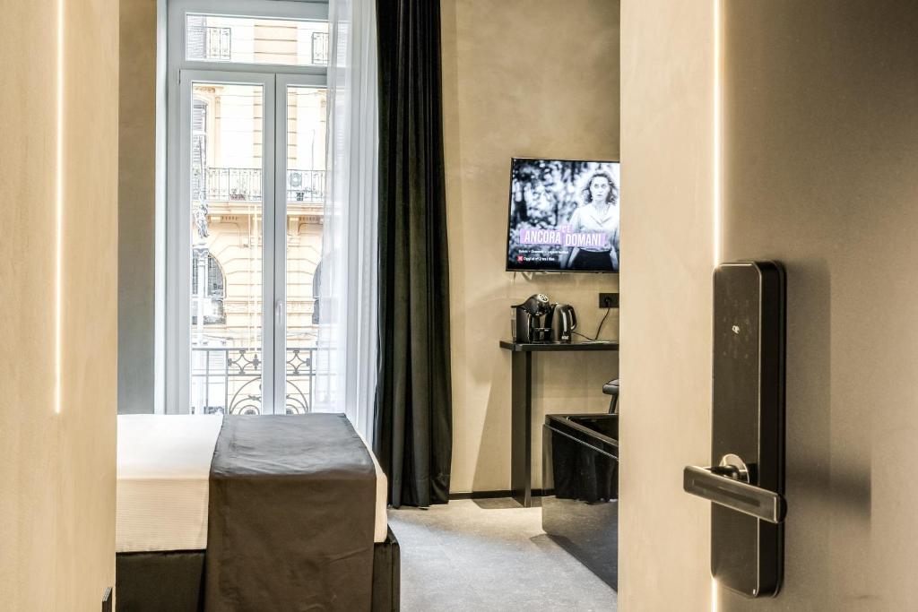 Kuchyň nebo kuchyňský kout v ubytování Gallery Experience Napoli